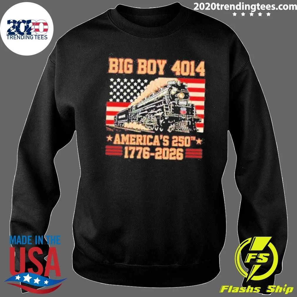 America’s 250 Years Big Boy 4014 Train US Flag 1776-2026 Shirt