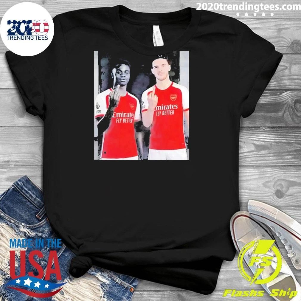 Arsenal Soccer The Middle Finger Gesture 2 Shirt