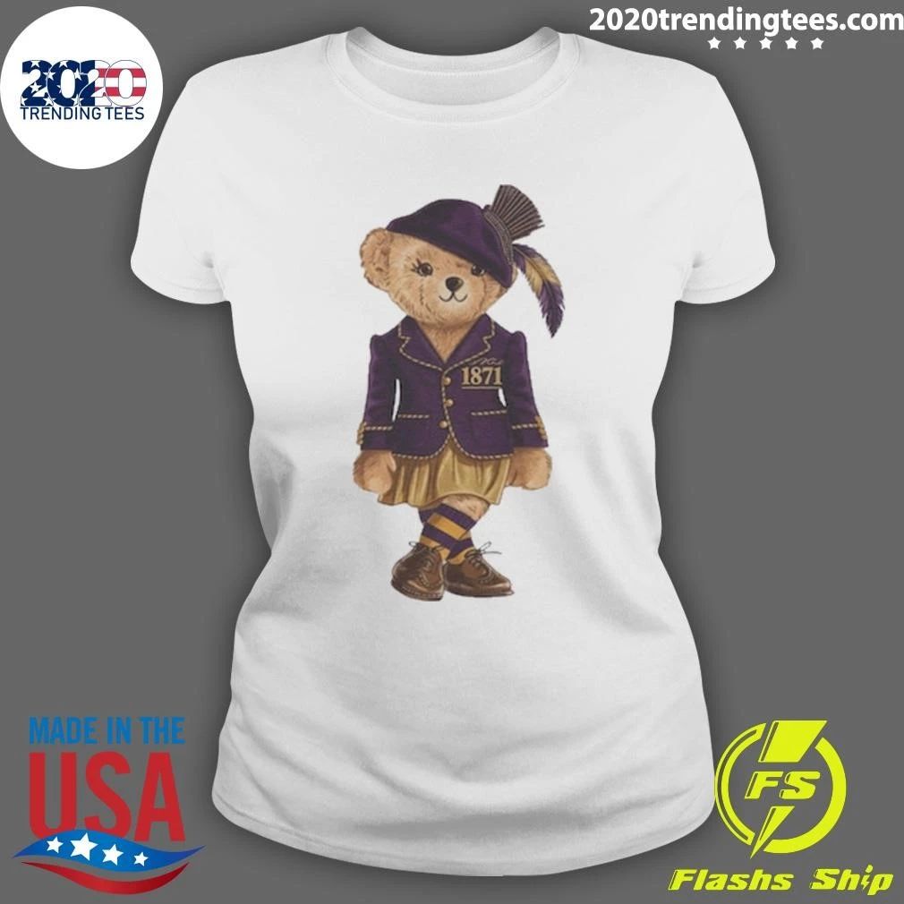 Alcorn State Polo Bear Lady Edition HBCU Tee Shirt