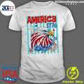 Preppy Patriotic Eagle Fourth Of July Eagle America 1776 Shirt