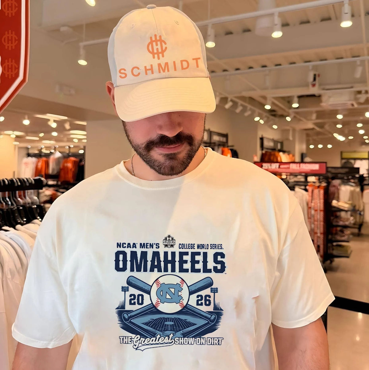 UNC Omaheels 2026 College World Series Omaha Bound The Greatest show on dirt shirt