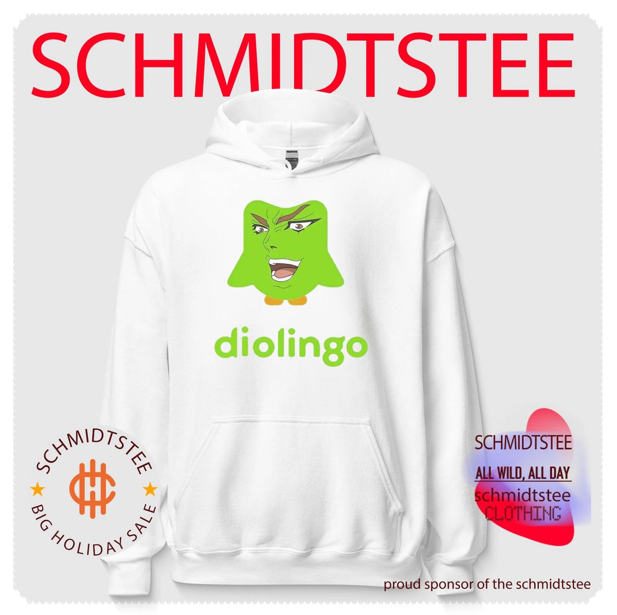 Diolingo Duolingo Owl Dio Brando Meme JoJo’s Bizarre Adventure shirt