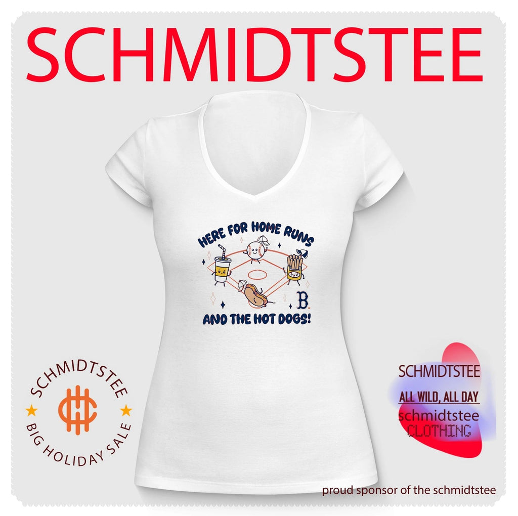 Boston Red Sox Snack here for home runs and the hot dogs shirt