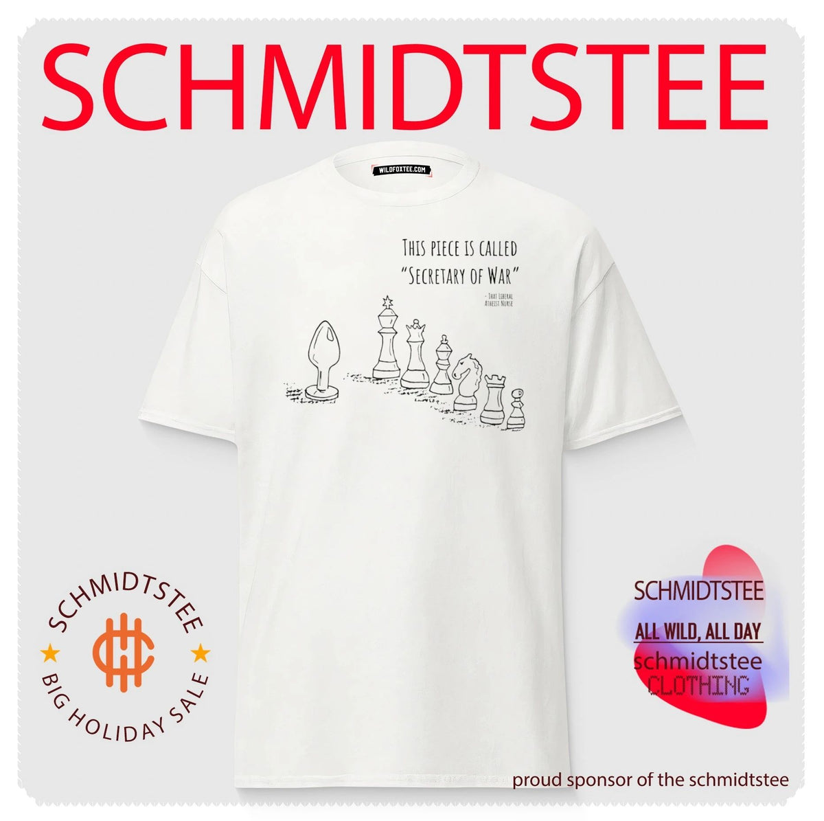 Secretary of War Chess Piece Anal Plug funny shirt