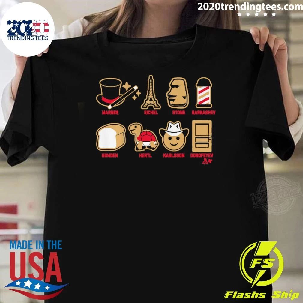 Vegas Hockey Emoji Stars 2026 Tee Shirt
