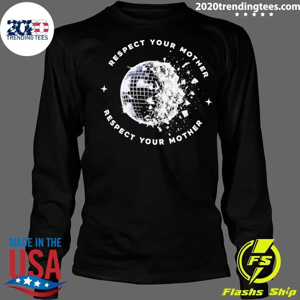 Disco Ball Respect Your Mother Concert Vintage Shirt