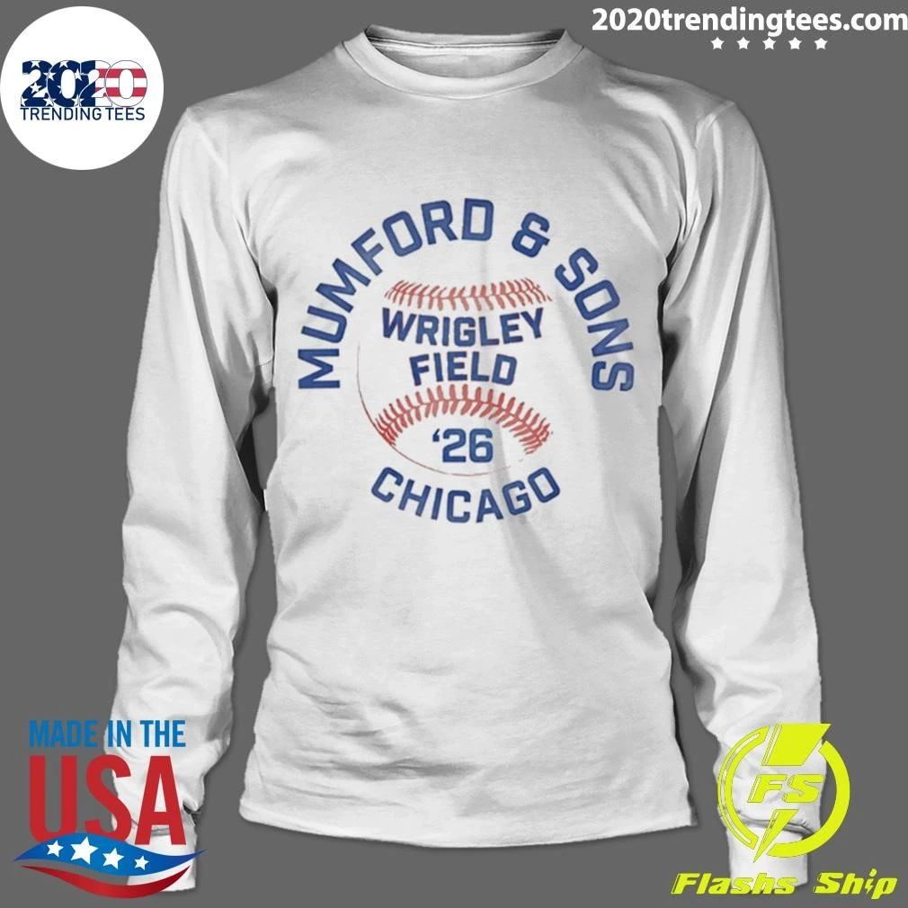 Mumford & Sons Wrigley Field ’26 Chicago IL Tee Shirt