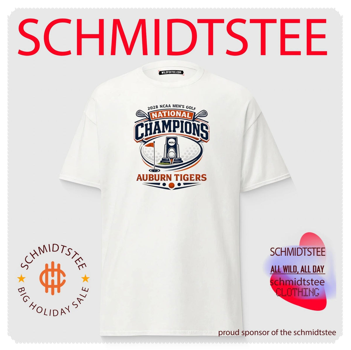 Auburn Tigers 2026 NCAA Golf National Champions Logo shirt