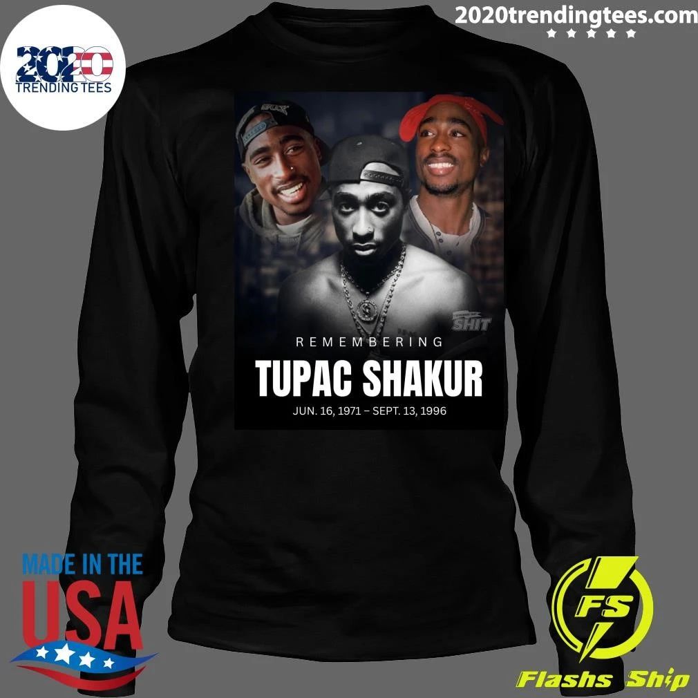 Remembering Tupac Shakur 1971–1996 Vintage Memorial Tribute Shirt