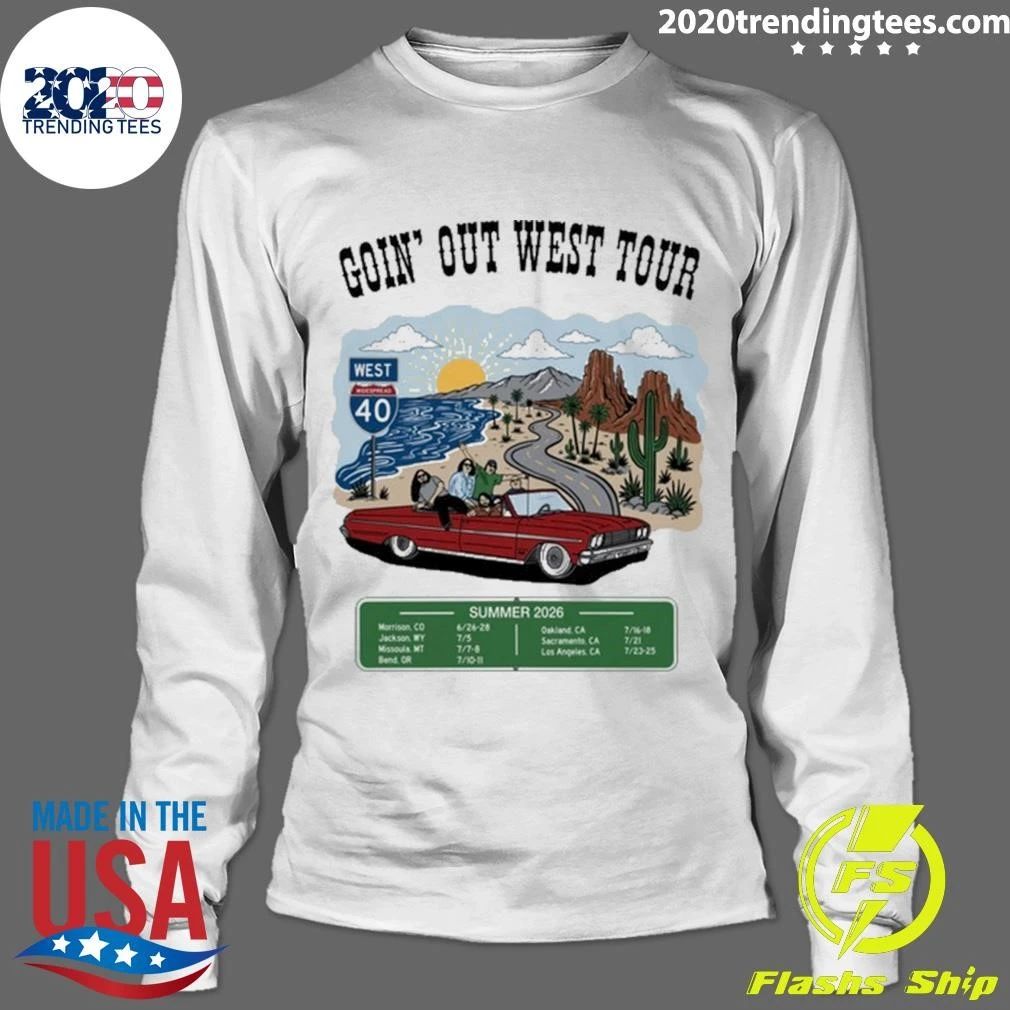 Widespread Panic Summer Goin’ Out West Tour 2026 Shirt