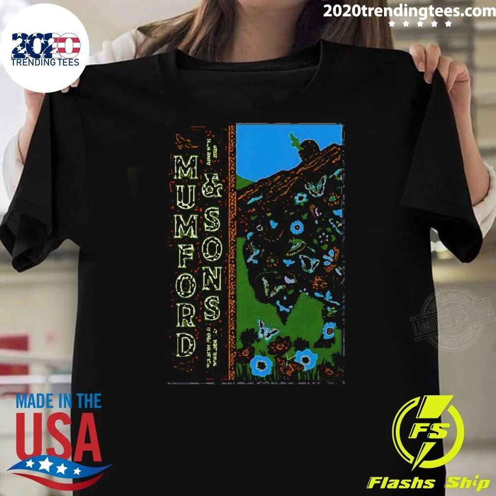 Mumford And Sons June 6 2026 In Boulder CO Poster Shirt