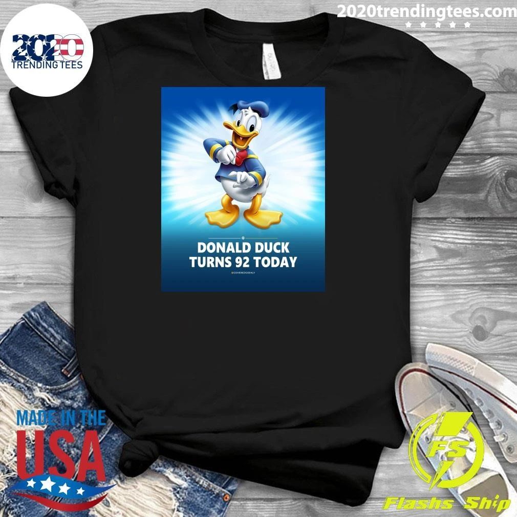 Happy 92nd Birthday To Donald Duck Shirt