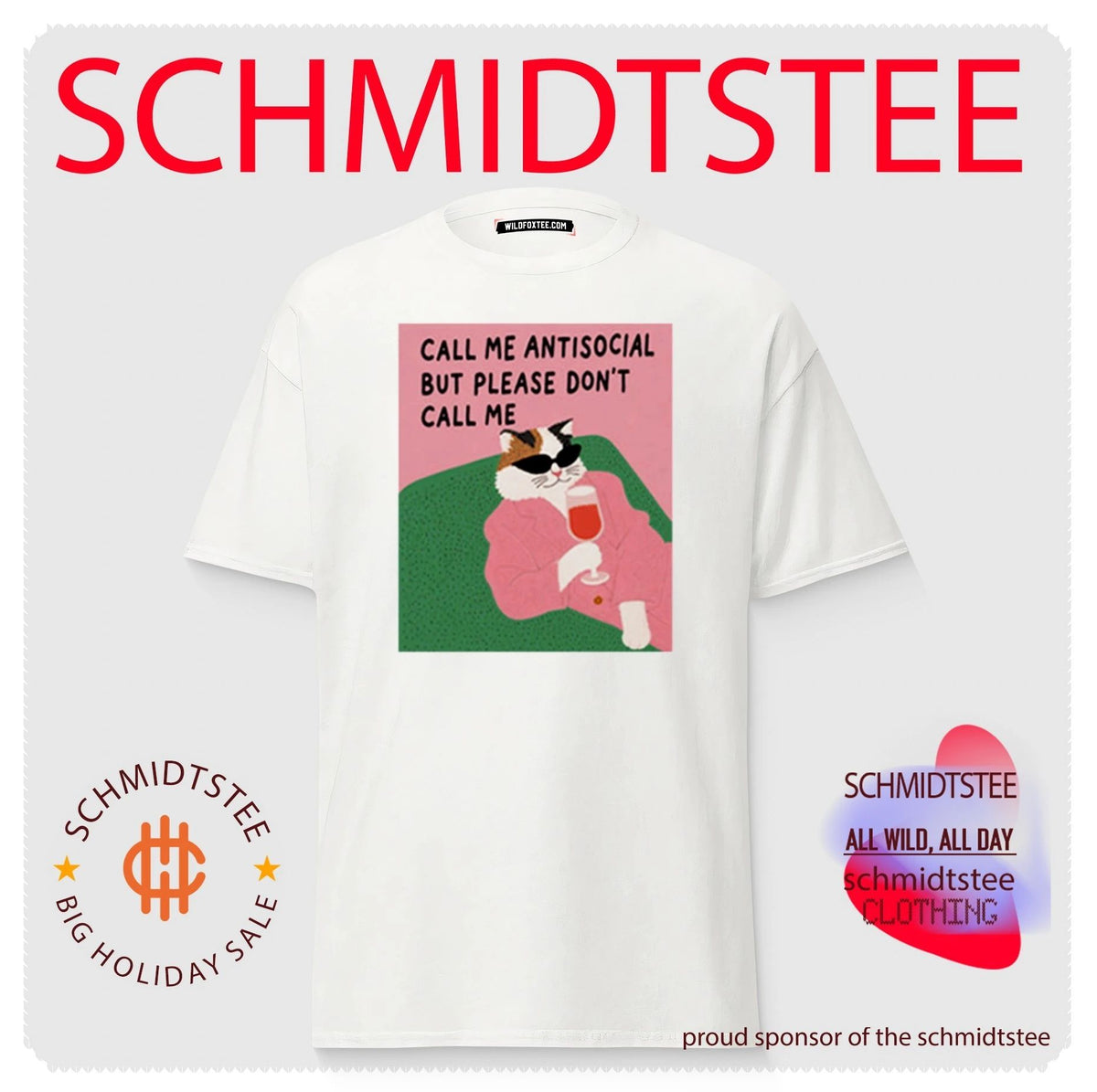 Call me antisocial but please don’t call me shirt