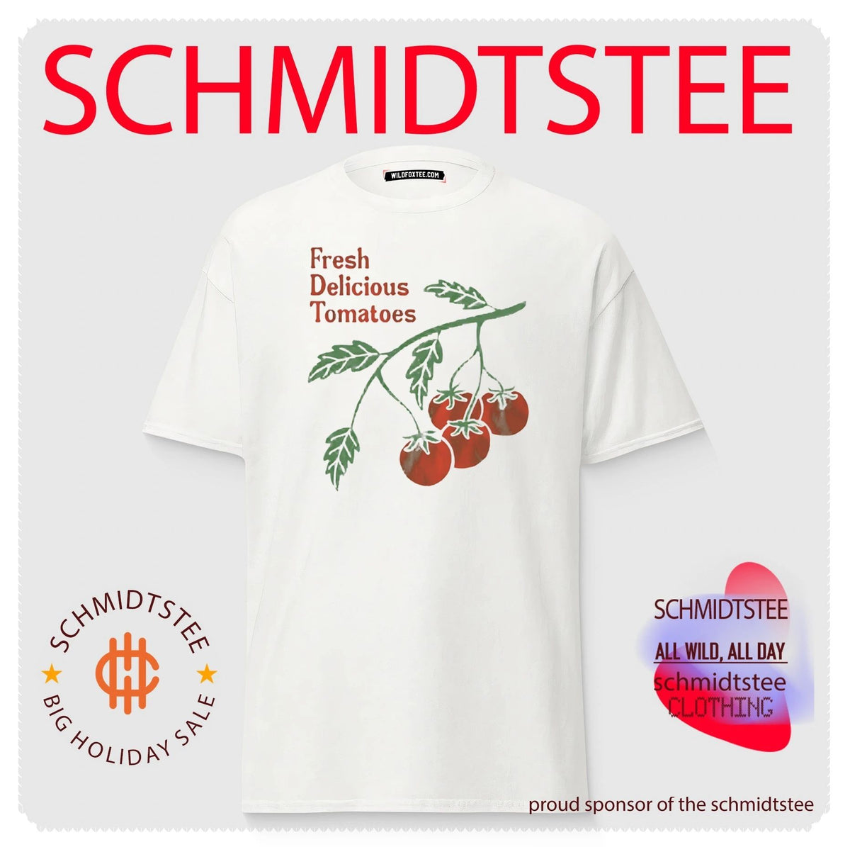 Fresh Delicious Tomatoes garden vegetable shirt