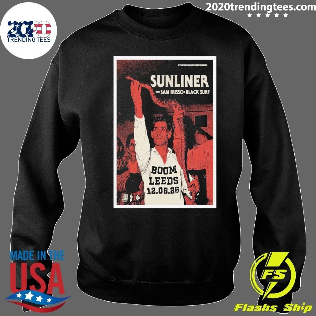 Sunliner Boom Leeds June 12 2026 Poster Shirt