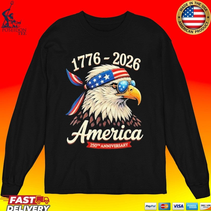 USA 250th Anniversary 1776 2026 T-shirt