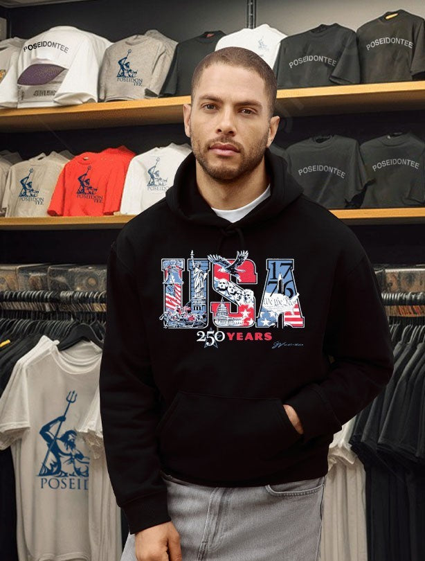 Usa We The Leo Icons 250 Years T-shirt