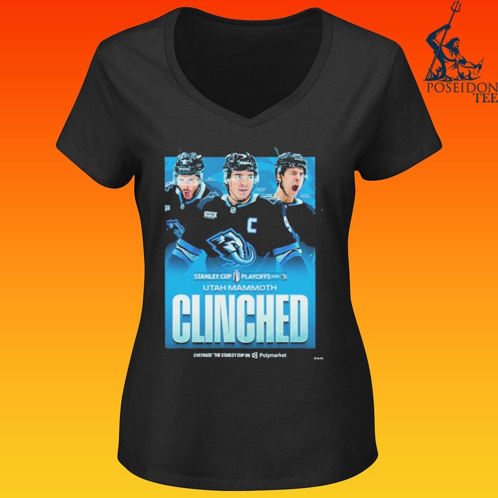 Utah Mammoth Clinched Stanley Player Of Team Player 2026 T-shirt