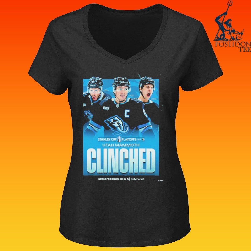 Utah Mammoth Clinched Stanley Player Of Team Player 2026 T-shirt