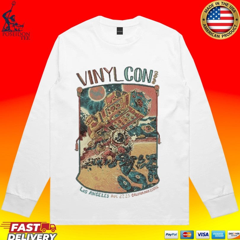 Vinylcon Tour 2026 Los Angeles Ca August 22-23 Event T-shirt