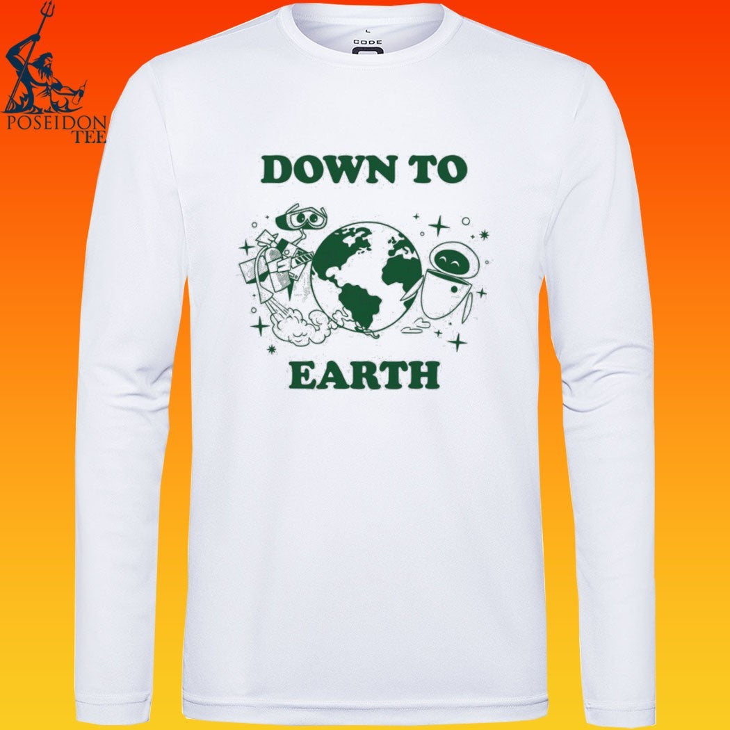 Wall-e And Eve Down To Earth T-shirt
