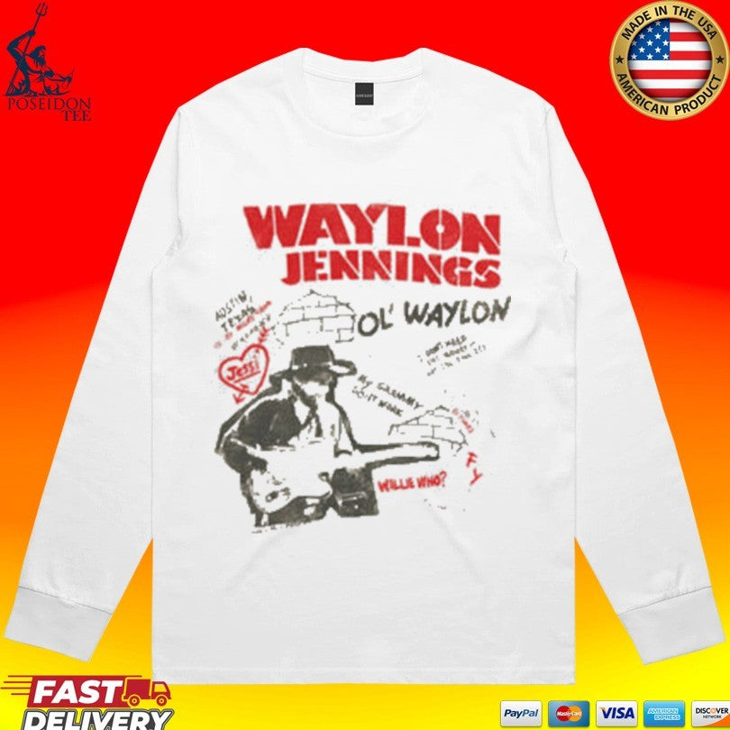 Waylon Jennings Ol Waylon Tour T-shirt