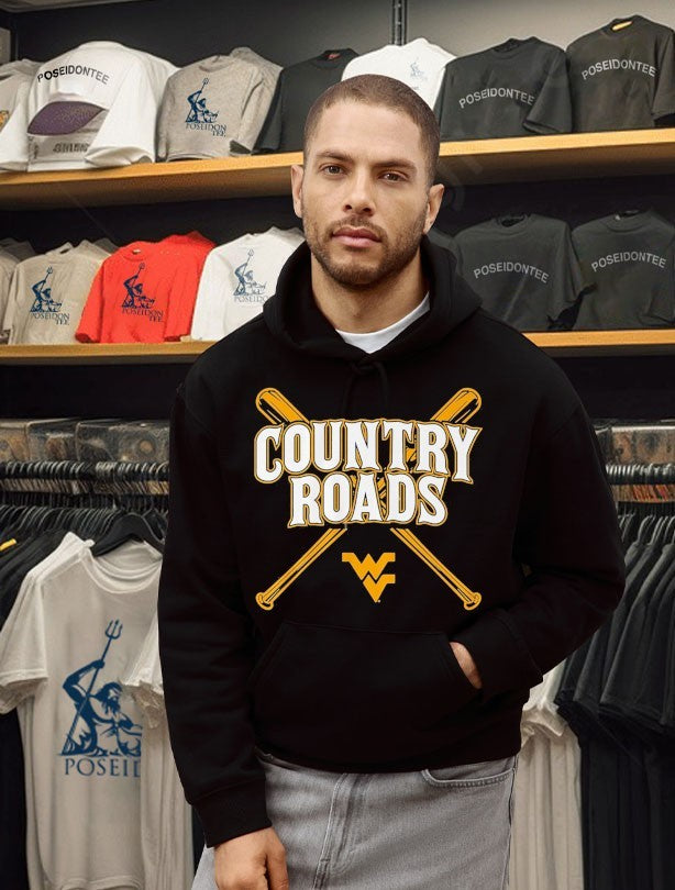 West Virginia Baseball Country Roads T-shirt