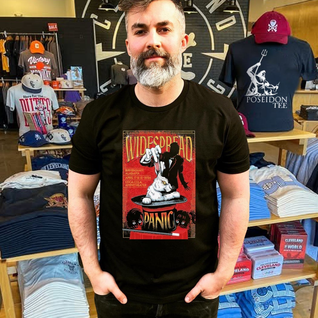 Widespread Panic In Birmingham Al On April 17-18 2026 Tour T-shirt
