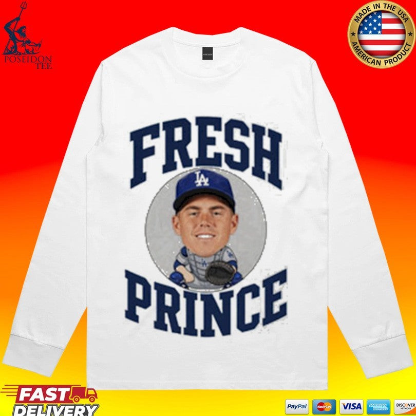Will Smith Los Angeles Dodgers Fresh Prince Blast T-shirt