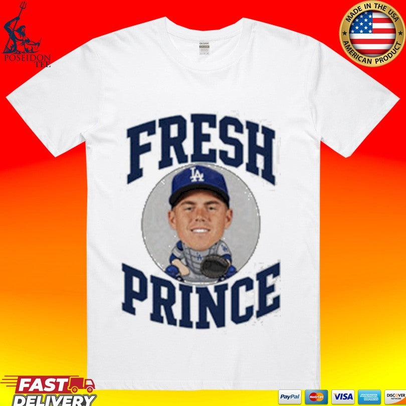 Will Smith Los Angeles Dodgers Fresh Prince Blast T-shirt