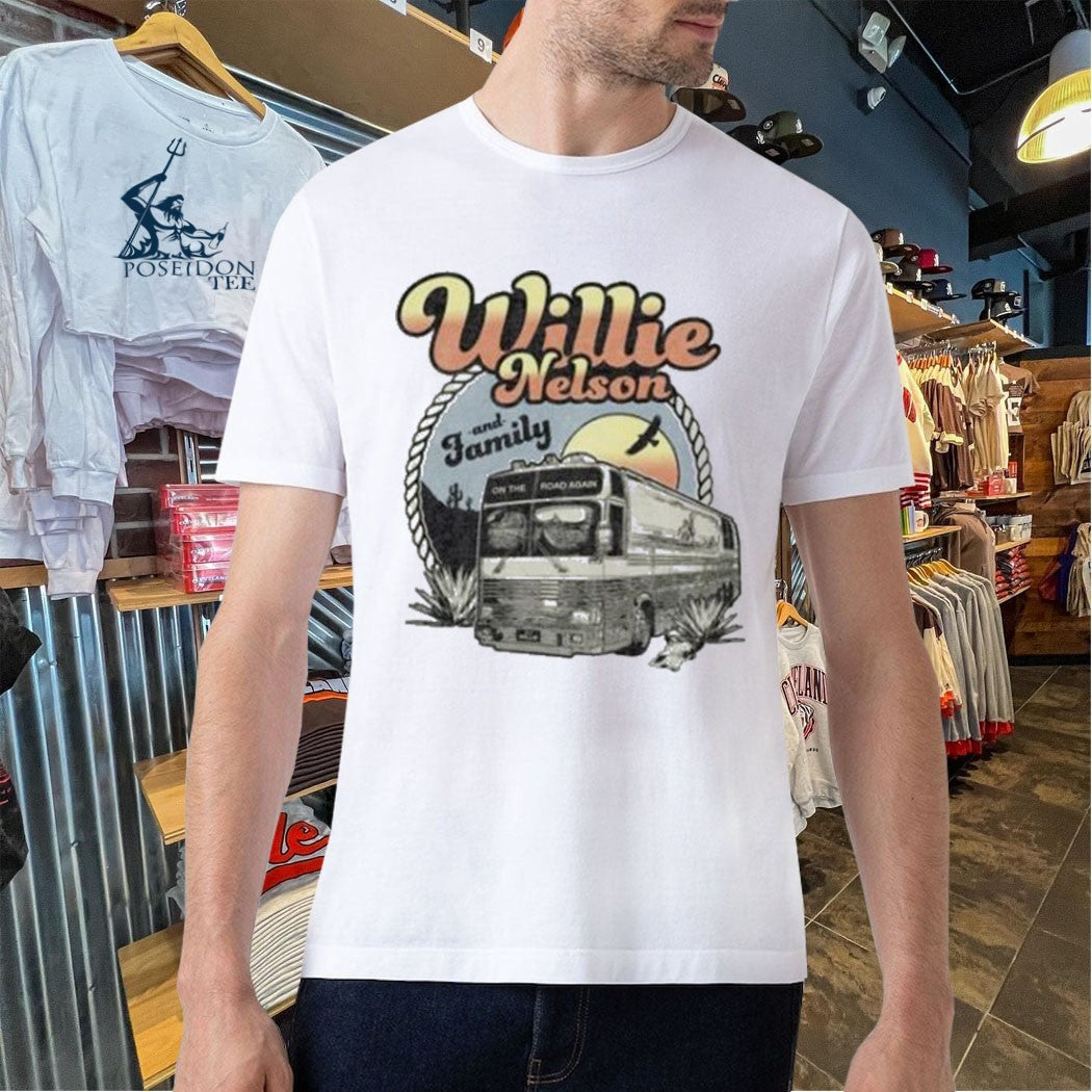 Willie Nelson Willie Nelson Vintage Bus T-shirt