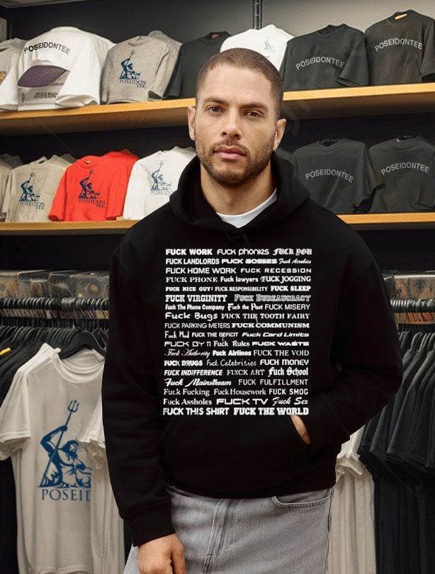 Wilson Isidor Fuck Work Fuck Phonies Fuck You T-shirt