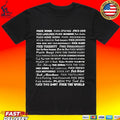 Wilson Isidor Fuck Work Fuck Phonies Fuck You T-shirt