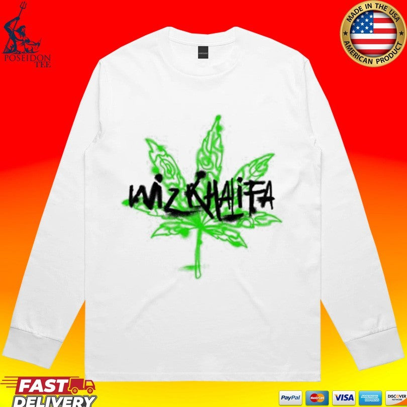 Wiz Khalifa Graffiti Leaf T-shirt