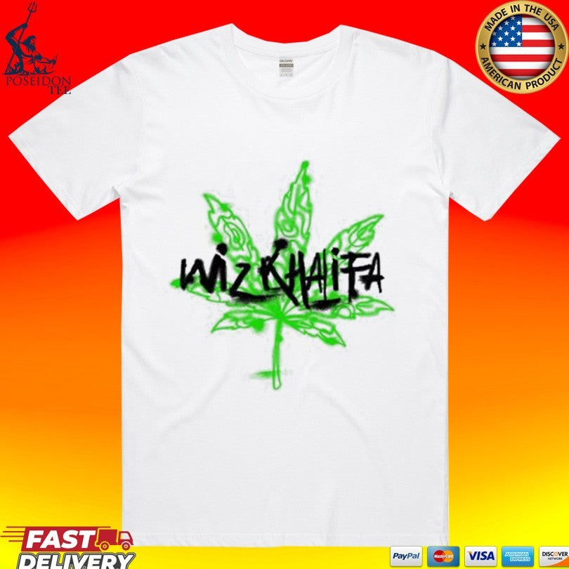 Wiz Khalifa Graffiti Leaf T-shirt