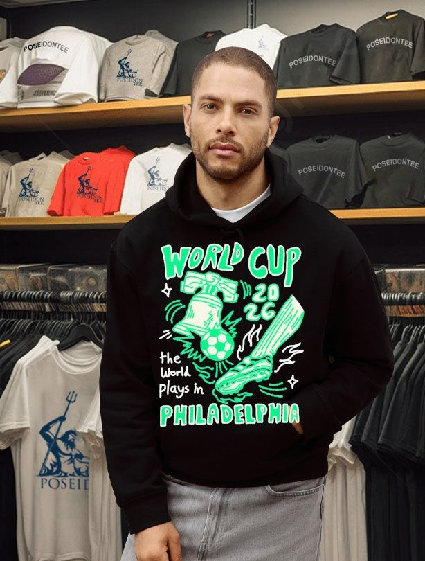 World Cup The World Plays In Philadelphia 2026 T-shirt