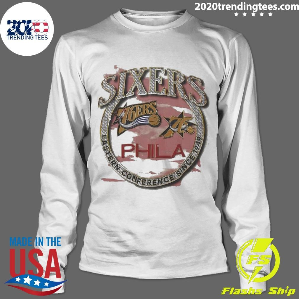 Sixers Philadelphia 76ers Hardwood Eastern Conference Since 1949 Vintage Shirt