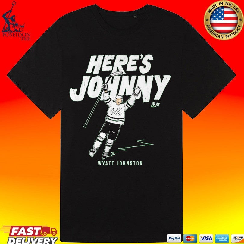 Wyatt Johnston Here’s Johnny T-shirt