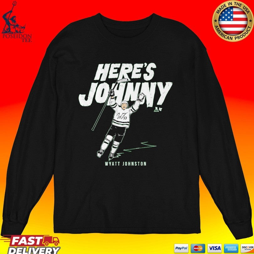 Wyatt Johnston Here’s Johnny T-shirt