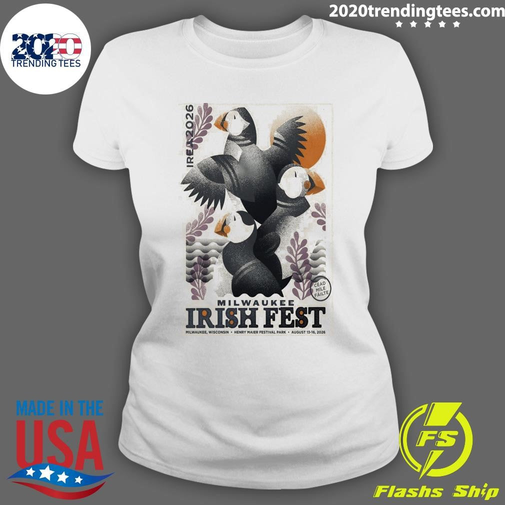 Milwaukee Irish Fest Milwaukee WI August 13-16, 2026 Shirt