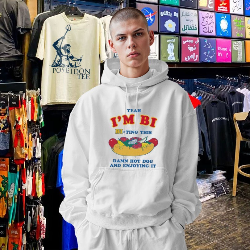 Yeah I’m Bi Bi-ting This Damn Hot Dog And Enjoying It T-shirt