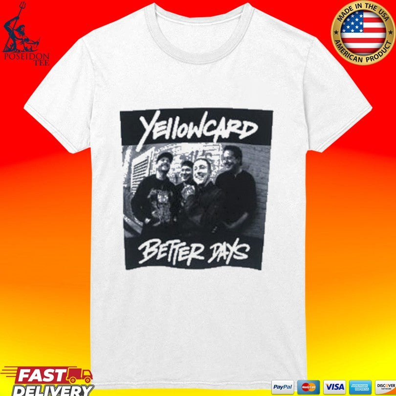 Yellowcard Band Better Days Photo T-shirt