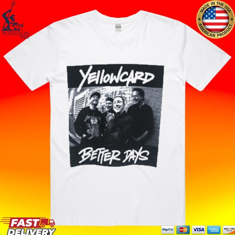 Yellowcard Band Better Days Photo T-shirt