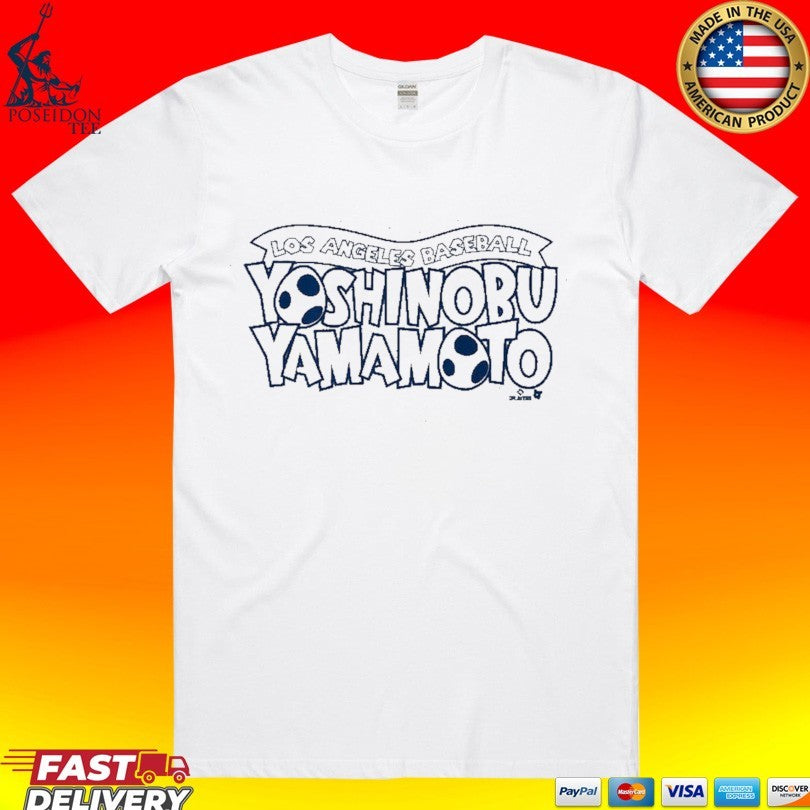Yoshinobu Yamamoto Los Angeles Baseball World T-shirt
