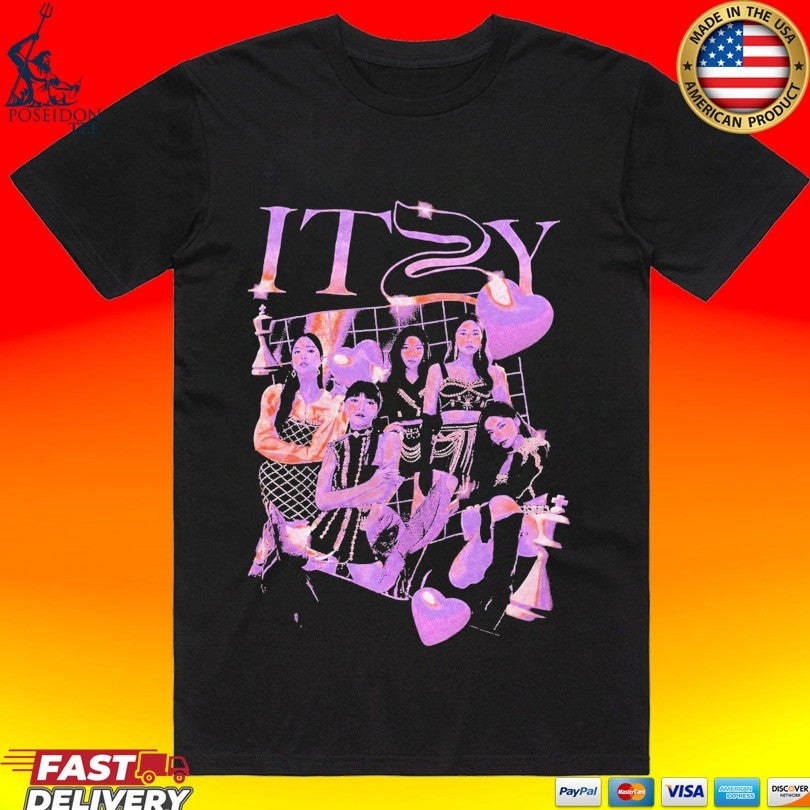 Yuna Itzy Checkmate Tour T-shirt