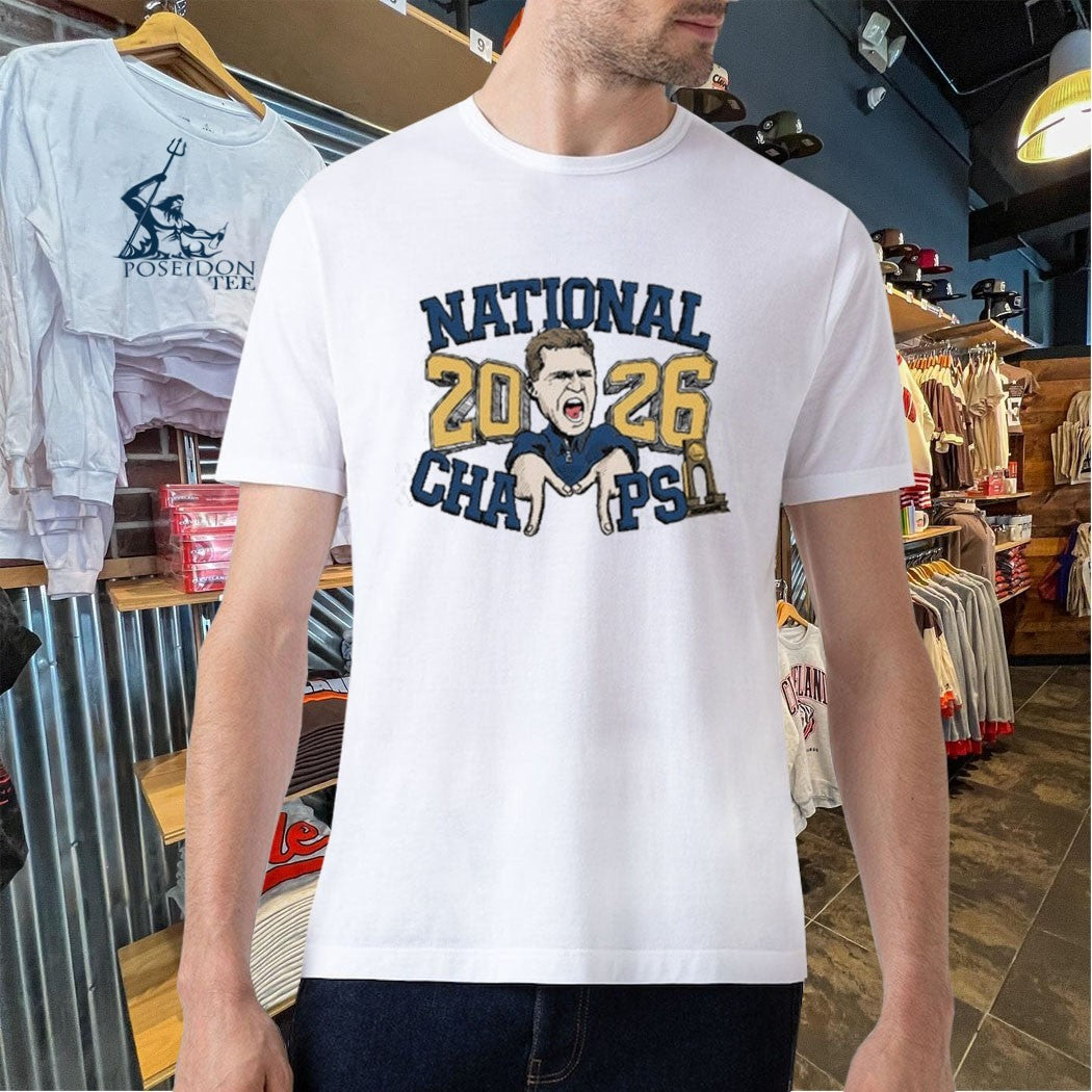 Michigan Wolverines National Champs Basketball Coach 2026 T-shirt